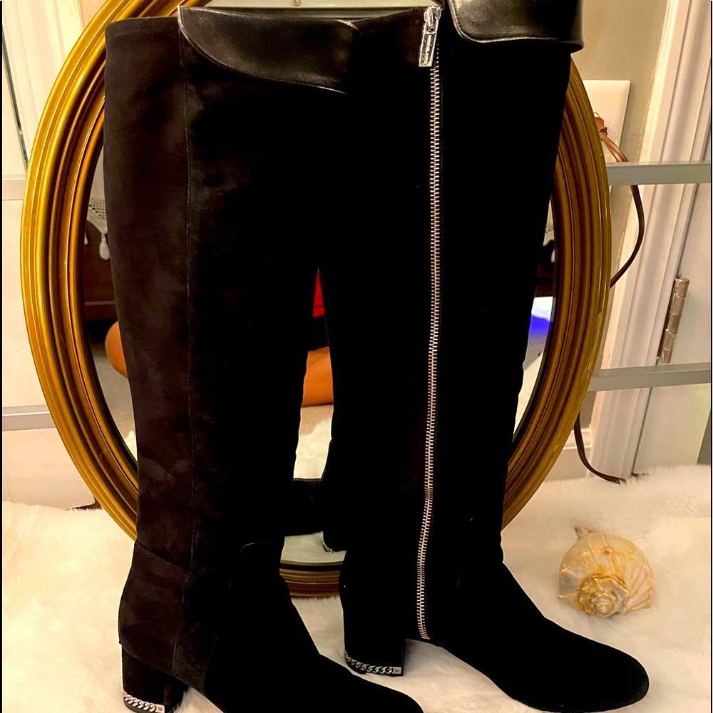 MK over the knee suede bootssie 6 1/2